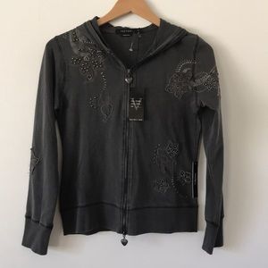 Vertigo Embellished Hoodie